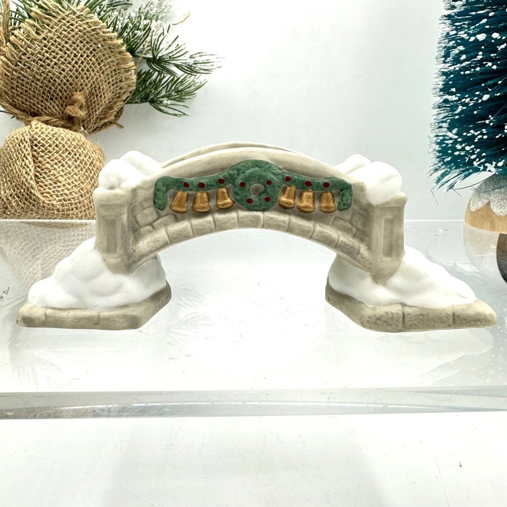 Santas Best Christmas In Vermont Village Accessories Holiday Decor Bridge